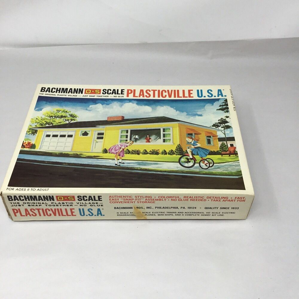 Bachmann Plasticville U.S.A. 1852 Ranch House Kit 1705-129